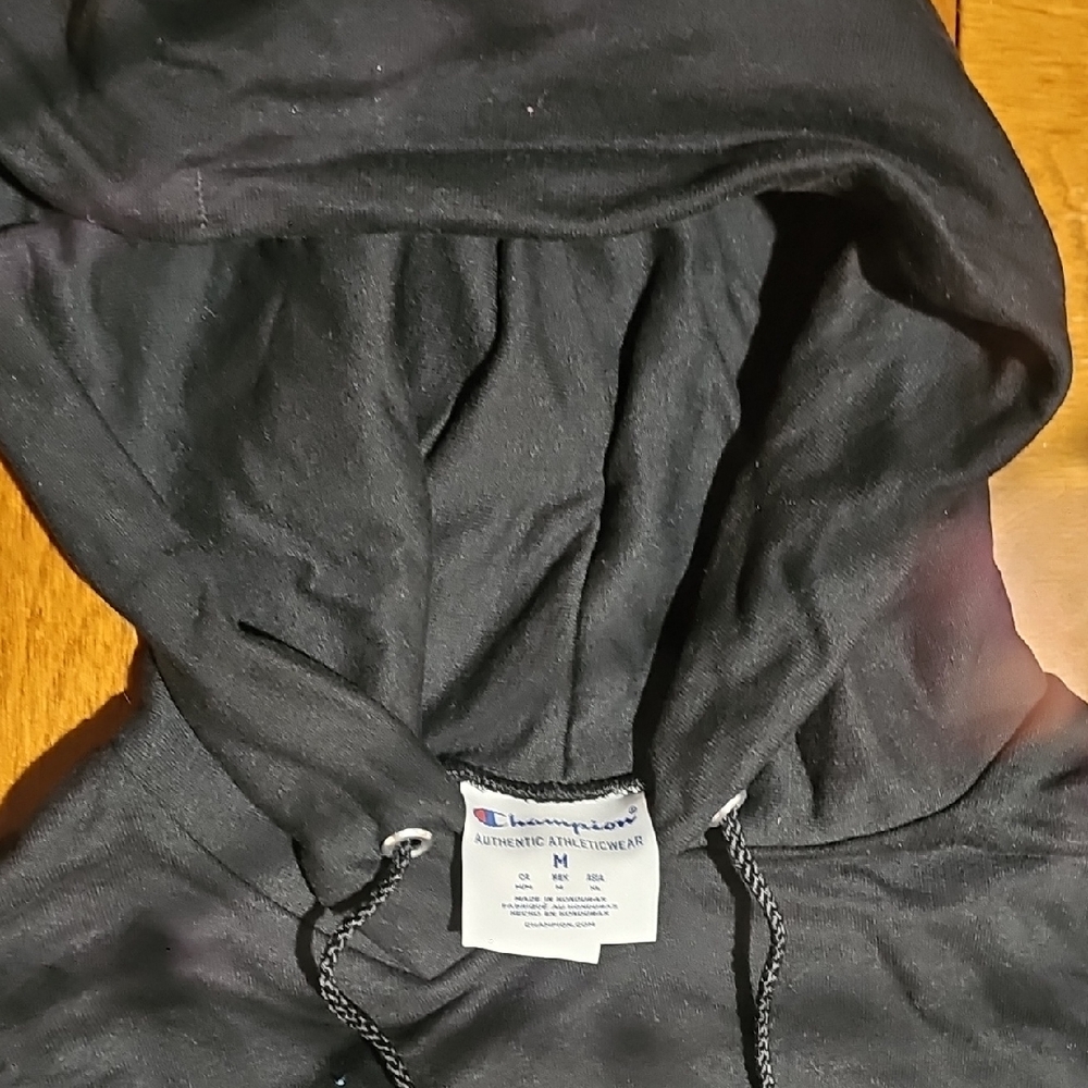 Champion Jet Black Pullover Hoodie